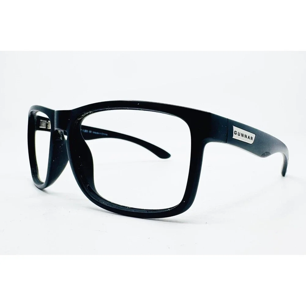 Gunnar Intercept Glasses Mens Onyx Black Blue Light Blocking 58-17-135